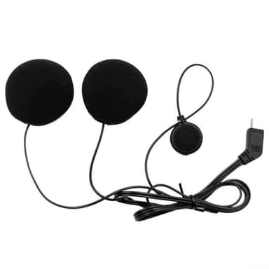 ZiStarlilife Cardo Edge Motorcycle Headphone Microphone Set, Compatible With BT Intercom System Flexible Installation Options For Helmet Clear Audio Transmission(B)
