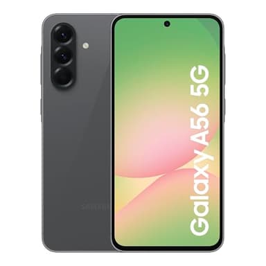 Samsung Galaxy A56 5G Smartphone, Awesome Intelligence, 8GB RAM, 256GB Memory Storage, 50MP Camera, Awesome Graphite, 3 Year Samsung Extended Warranty (UK Version)