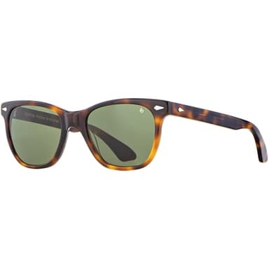 American Optical Saratoga Sunglasses - Tortoise - Green Lenses - Non-Polarized