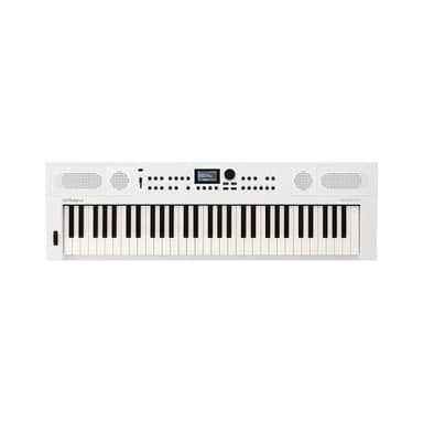 Roland GO:KEYS 5 Music Creation Keyboard | 61-Note Keyboard | ZEN-Core Engine with Over 1000 Onboard Sounds | Built-In Stereo Speakers | Mic Input | Bluetooth Audio/MIDI Support, White