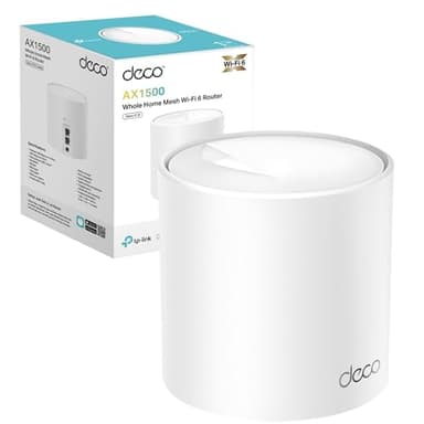 TP-Link Deco X10 Router WiFi 6 AX1500Mbps Mesh System, Gigabit Ethernet Ports, Extender Booster, Easy Setup, Internet Booster Routers