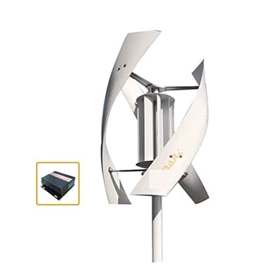 wind power generator kit wind generator wind turbines Off Grid 2kw Wind Power Generator Kit Vertical Axis Coreless Wind Turbine with Low RPM Permanent Magnet Alternative Generator for Home Use24v48v