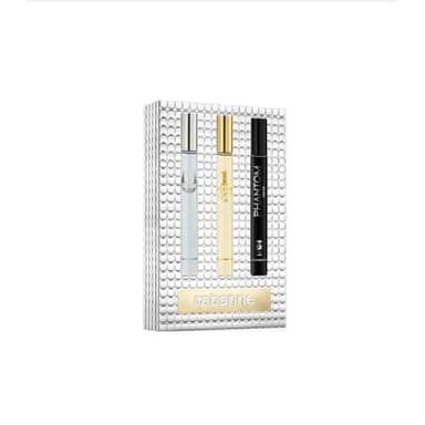 Paco Rabanne Men's Miniature EDT Set, 3 x 10ml, Invictus, 1 Million, Phantom