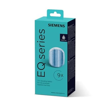 Siemens Multipack TZ80032A, 9 descaling tablets, protects against corrosion, Suitable for Fully Automatic Coffee Machines of the EQ Series, as well as Fully Automatic Built-in Machines