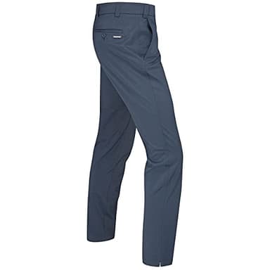 Stromberg - Hampton - Mens Tapered Breathable Water Resistant Golf Trousers - Quick Dry Mens Golf Pants - Navy - 32 Regular