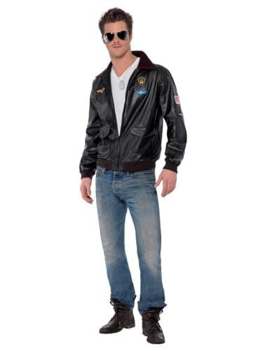 Smiffys Officially Licensed Top Gun Bomber Jacket