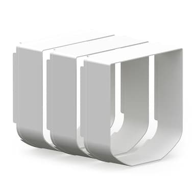 Sure Petcare SureFlap Tunnel Extender, Compatible with SureFlap Microchip Cat Flap & Cat Flap Connect, Wall Installation Accessory, White (Pack of 3)
