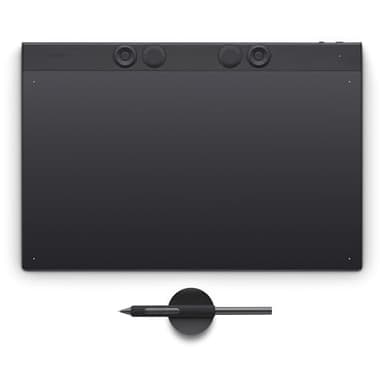 Wacom Intuos Pro Large, the innovative pen tablet incl. Wacom Pro Pen 3, expansive workspace for professionals in video editing, 3D modelling, and animation - offering ultimate precision and control