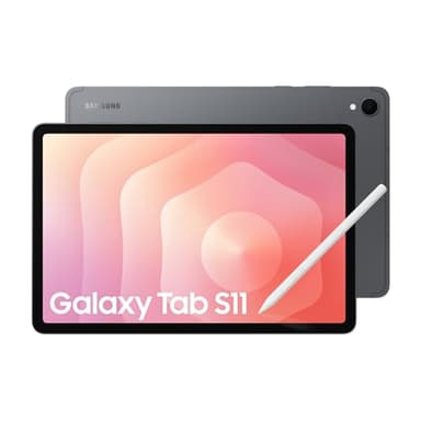 Samsung Galaxy Tab S11, AI Tablet, Wi-Fi , Lightweight Design, Multi-Modal AI Tools, DeX Connect, 256GB Storage, 12GB Memory, Long Battery Life, Grey, 3 Year Samsung Extended Warranty (UK Version)
