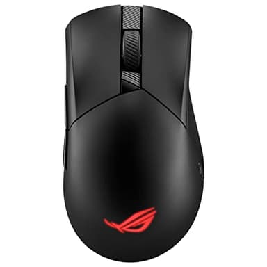 ASUS ROG Gladius III Wireless AimPoint Gaming Mouse, Connectivity (24GHz RF, Bluetooth, Wired), 36000 DPI sensor, 6 programmable buttons, ROG SpeedNova, Replaceable switches, Paracord cable, Black