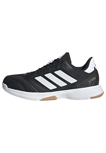 adidas Ligra 8 Mens Indoor Shoes, Core Black/Cloud White/Cloud White, 8 UK
