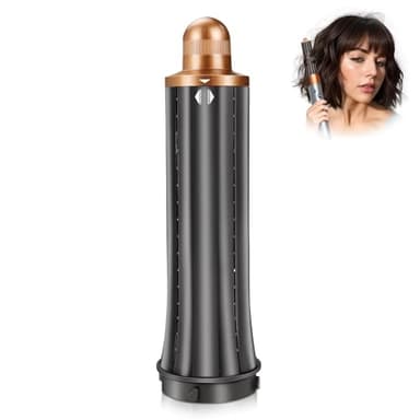 30MM/1.2 In Short Hair Curling Barrels for Dyson Airwrap Attachment, 2 in 1 Automatic Hair Curling Barrel for Dyson Airwrap Styler HS01 HS05