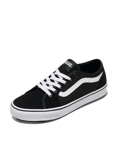Vans Men's Mn Filmore Decon Sneaker, Suede Canvas Blk White, 11 UK