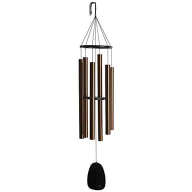 Woodstock Chimes Signature Collection, Bells of Paradise, Bronze 68", Decor Designs Wind Chimes for Outdoor, Patio, Home or Garden Décor (BPBR68)