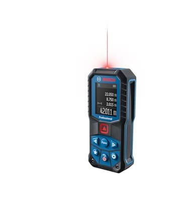 Bosch Professional Laser Measure GLM 50-22 (Range: up to 50m, Robust, IP65, ± 1.5 mm*, 2x AA Batteries, Hand Strap, Pouch)