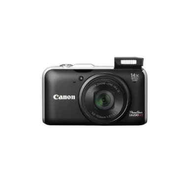 Canon PowerShot SX230 HS (12.1 MP, 14x optical zoom) black (Renewed)