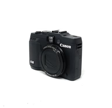 Canon PowerShot G16 Camera - Black (12.1MP, 28mm Lens, 5x Zoom Lens. 10x ZoomPlus) 3 inch LCD