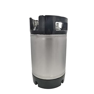Home Brewing 10L/20L Beer Keg Corny Tank Keg Syrup Milk Soda Barrel Rubber Handle Bucket Ball Lock Beer Production Accessory(10L 2.5gal)