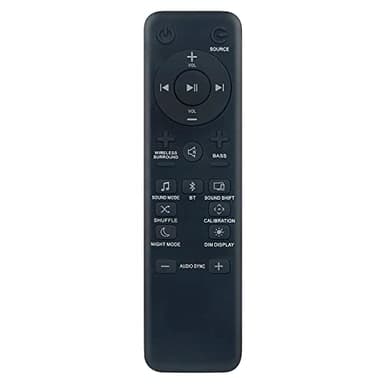 ALLIMITY WIR1190014301 Replace Remote Control fit for JBL Soundbar Bar 2.1, Bar 3.1, Bar 5.1 Channerl Surround
