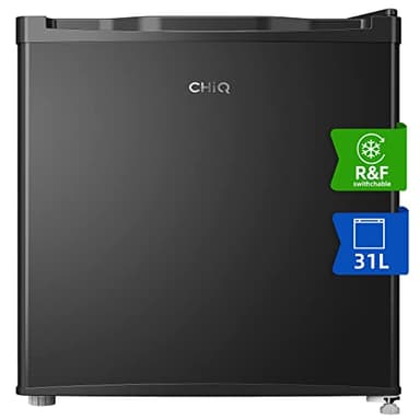 CHiQ CSD31D4EU, Table Top Mini Freezer, Small Freezer with 31L, 4 Star Freezing,12-Year Warranty on The Compressor,Adjustable Temperature Control