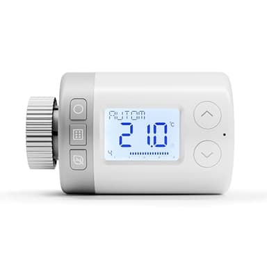 Honeywell Home Smart Radiator Thermostat Valve / HR 35 ETRV / Programmable Thermostatic Radiator Valve / Digital Intelligent Central Heating Controller / White / 2 Pack