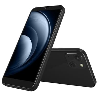 HeyxFome H3 Cheap 2025 New 4G LTE SIM Free Unlocked Mobile Phones 6.0” Unlocked Android Phones 2GB+16GB Quad Core 3000mAh Android 10 Mobile phone 8MP Smartphone Dual SIM Face Unlock UK (Black)