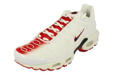 NIKE Air Max Plus Mens Running Trainers FN3410 Sneakers Shoes (UK 7 US 8 EU 41, White Midnight Navy 100)