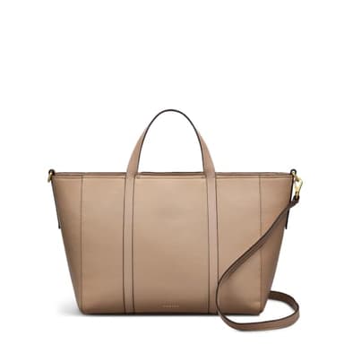 RADLEY London Knightsbridge Road Large Ziptop Top Handle Bag for Women, in Silt Grained Leather with Adjustable Strap
