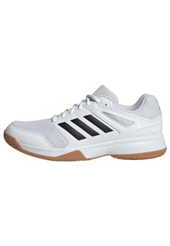 adidas Speedcourt Mens Indoor Shoes, Cloud White/Core Black/Gum, 10 UK