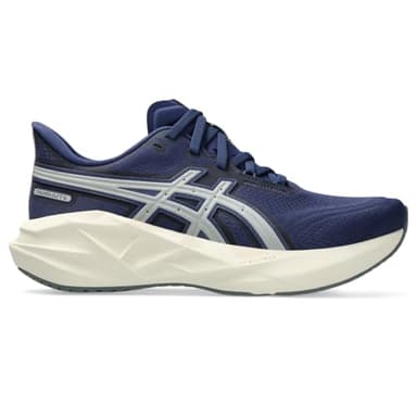 ASICS Women's Novablast 5 Sneaker, Indigo Blue/Seal Grey, 5.5 UK