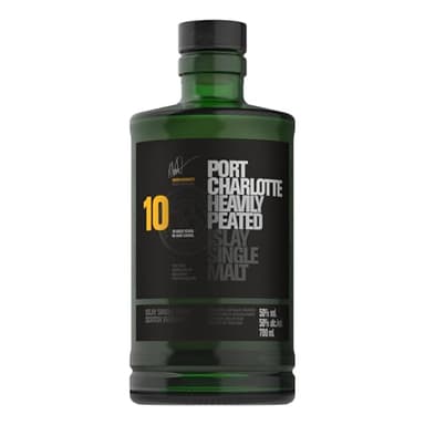 Port Charlotte 10 Year Old, Heavily Peated Islay Single Malt Scotch Whisky, 70cl