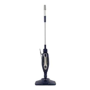 Beldray 14 in 1 Steam Cleaner – Multipurpose Steam Mop, 350ml, Flexi-Hinge Easily Cleans Under Furniture, Chemical-Free Steamer, Clean & Sanitise Floors & Surfaces, Accessories Included, 1300W, Navy