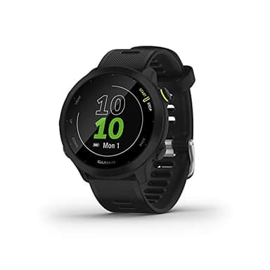 Garmin [Renewed] Forerunner 55 GPS 42mm Running Smartwatch, Easy to use, Lightweight, Training Guidance, Safety & Tracking Features, Black (Renewed)