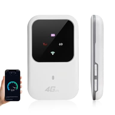 XPJBKC Ryoko Pro Portable Wifi, Portable Ryoko Wifi Hotspot 4G with Sim Card Slot, 150Mbps Speed, Travel Mobile Wi-Fi Hot, Long Time Wireless Connection, Up to 10 User, for Mobile Broadband Devices