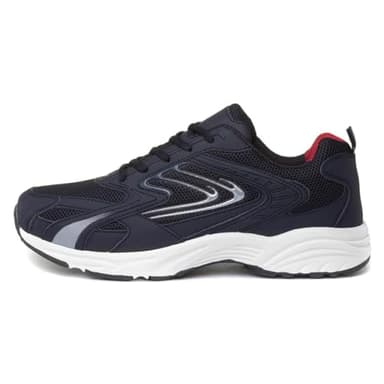 XL Men's Navy Lace Up Trainer - Size 13 UK - Blue