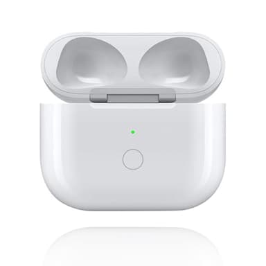 Uorker for AirPod Charging Case Replacement for AirPods 3rd Generation, Wireless Charger Case with Sync Button, Bluetooth Pairing, 620mAh Battery, Wired & Wireless Charging, No Earbuds Included