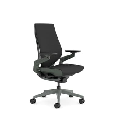 Steelcase Gesture Ergonomic Office Chair With 360° Armrests And 3D Live Back Lumbar Support Black ; Made in Europe