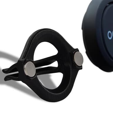 3D M Magnetic Ventilation Grille Holder for OOONO CO-Driver NO2 Car Clip Air Vent Holder Dashboard Black