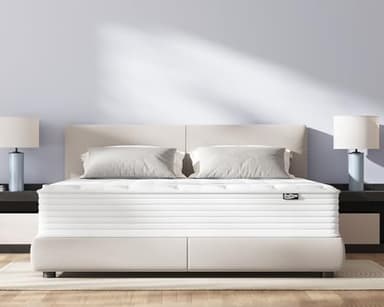 Bednew Extra Deep 12.5 Inch Super King Size Mattress, 32cm Hybrid Pocket Spring with Breathable Cool Foam, Medium Firm Support - 6FT (180x200x32cm)