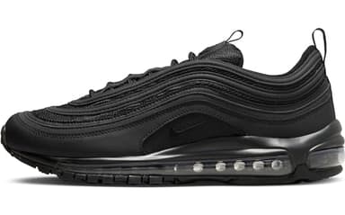 NIKE Men's Nike Air Max 97 Running Shoes, Black White 001, 10.5 UK