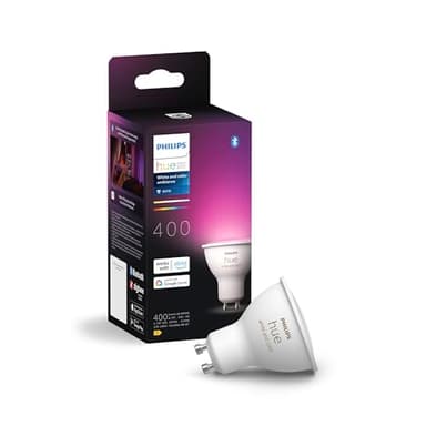 Philips Hue Starter kit: 3 GU10 Smart spotlights + Smart Button White and Colour Ambiance