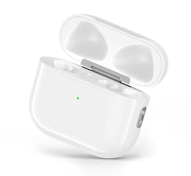 MIOLLYBO Wireless Charging Case Compatible with AirPods 3rd Generation, Replacement Charging Case with Bluetooth Pairing for AirPods 3rd, Sync Button & Lightning Port (White)