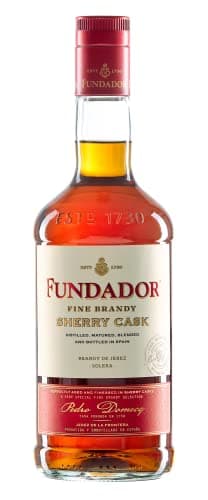 Fundador Sherry Cask Solera Brandy 1 Litre | Fundador Fine Solera Sherry Casks Spanish Brandy | The Legacy of 150 Years of Craftsmanship | Fundador Brandy | Premium Spanish Brandy 36 Percent vol