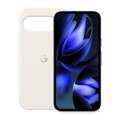 Google Pixel 9a – Unlocked Android Smartphone with AI Camera, All-day Battery and Powerful Security – Obsidian, 128GB + Pixel 9a Case – Porcelain