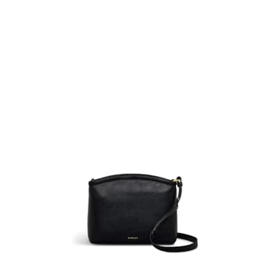 RADLEY London Bridgewater 2.0 Women's Small Grained Leather Ziptop Crossbody Handbag, Black