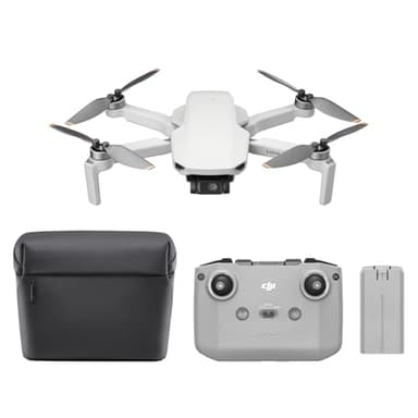 DJI Mini 4K Camera Drone Combo, Drone with 4K UHD Camera for Adults, Under 249 g, 3-Axis Gimbal Stabilization, 10km Video Transmission, Auto Return, 2 Batteries for 62-Min Max Flight Time, QuickShots