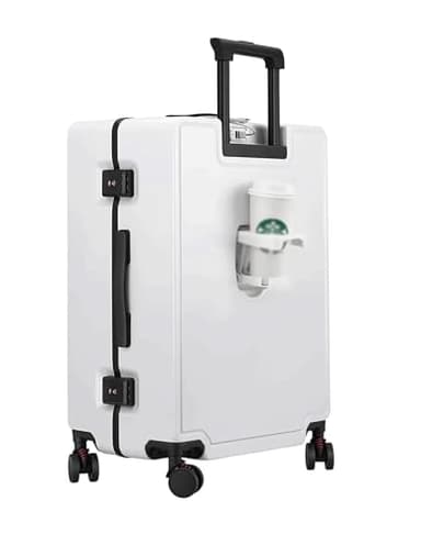 Luggage Suitcases with Wheels Carry On Luggage Large-Capacity Partition Storage Suitcase Compression-Resistant Hard Edge Luggage Travel Gear