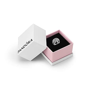 Pandora Moments Women's Sterling Silver Openwork Family Roots Charm Bracelet Charm, With Gift Box