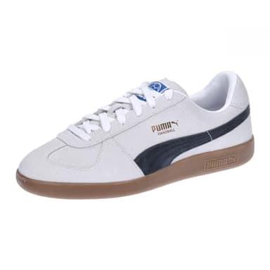 PUMA Mens Handball Indoor Court Shoe, Puma White Puma Black Gum, 9 UK