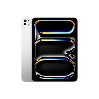 Apple iPad Pro 11-inch (M4): Ultra Retina XDR display, 512GB, Landscape 12MP Front Camera/12MP Back Camera, LiDAR scanner, Wi-Fi 6E, Face ID, All-Day Battery Life, Standard glass - Silver
